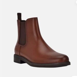 Calvin Klein Fenwick Brown Leather Boots